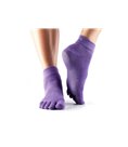 Носки для йоги ToeSox Full Toe Ankle Grip Light Purple M (39-42.5)