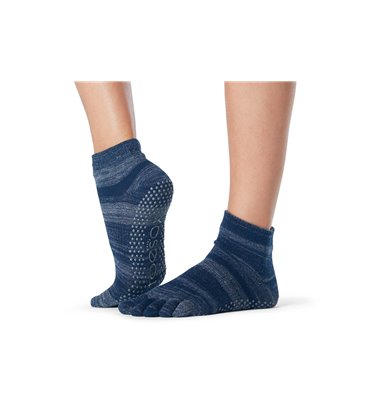 Носки для йоги ToeSox Full Toe Ankle Grip Nebula S (36-38.5)