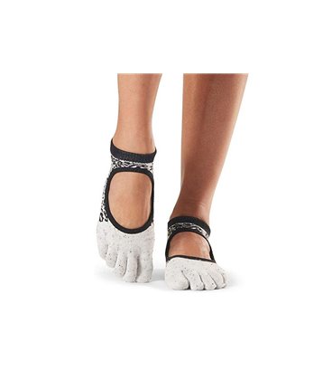 Носки для йоги ToeSox Full Toe Bellarina Grip Serene S (36-38.5)