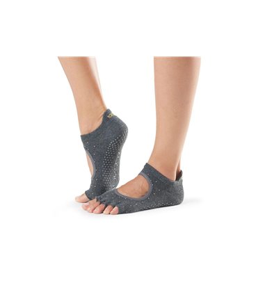Носки для йоги ToeSox Half Toe Bellarina Grip Glam S (36-38.5)