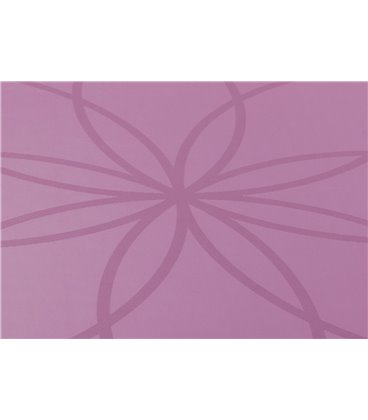 Коврик для йоги Phoenix Living Flower Bodhi розовый 185x66x0.4 см