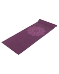 Коврик для йоги Leela Mandala Bodhi баклажан — баклажановая мандала 183x60x0.4 см
