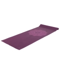 Коврик для йоги Leela Mandala Bodhi баклажан — баклажановая мандала 183x60x0.4 см
