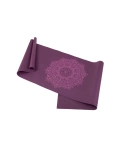 Коврик для йоги Leela Mandala Bodhi баклажан — баклажановая мандала 183x60x0.4 см