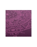 Коврик для йоги Leela Mandala Bodhi баклажан — баклажановая мандала 183x60x0.4 см