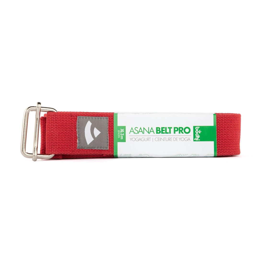 Ремень для йоги Asana Belt Pro Bodhi красный 300×3.8 см