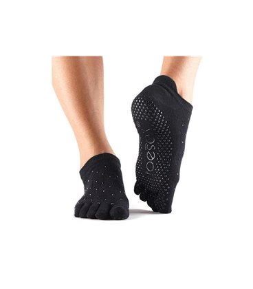 Носки для йоги ToeSox Full Toe Low Rise Grip Nightlife S (36-38.5)