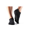 Носки для йоги ToeSox Full Toe Low Rise Grip Black L (43-45)