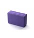 Блок для йоги Kurma Striped фиолетовый 23x15x7.5 см