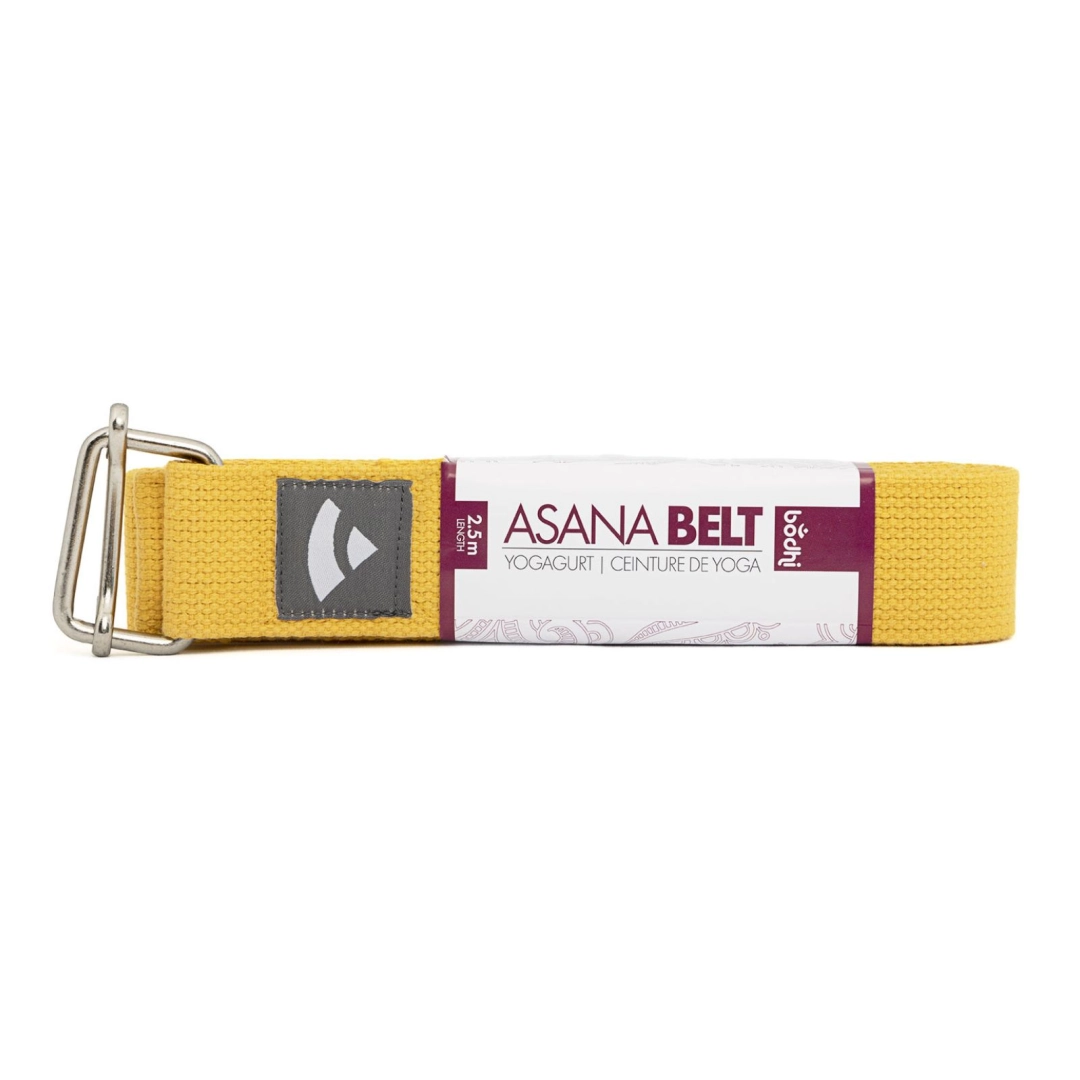 Ремень для йоги Asana Belt от Bodhi шафран 250×3.8 см