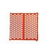 Акупунктурный массажный коврик для ног (аппликатор Кузнецова) Rao 45*42 см Оранжевый