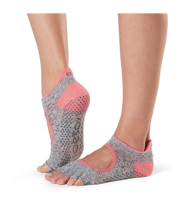 Носки для йоги ToeSox Half Toe Bellarina Grip Maniac S (36-38.5)