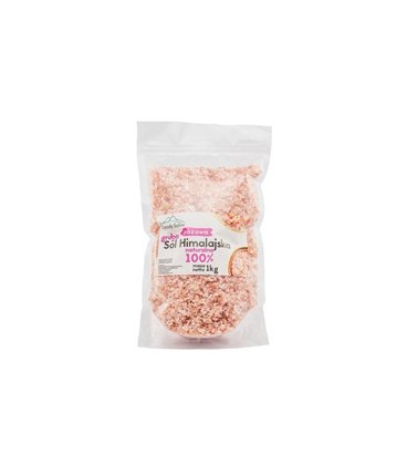 Гималайская розовая соль Ogrody Solne крупный помол 1 кг
