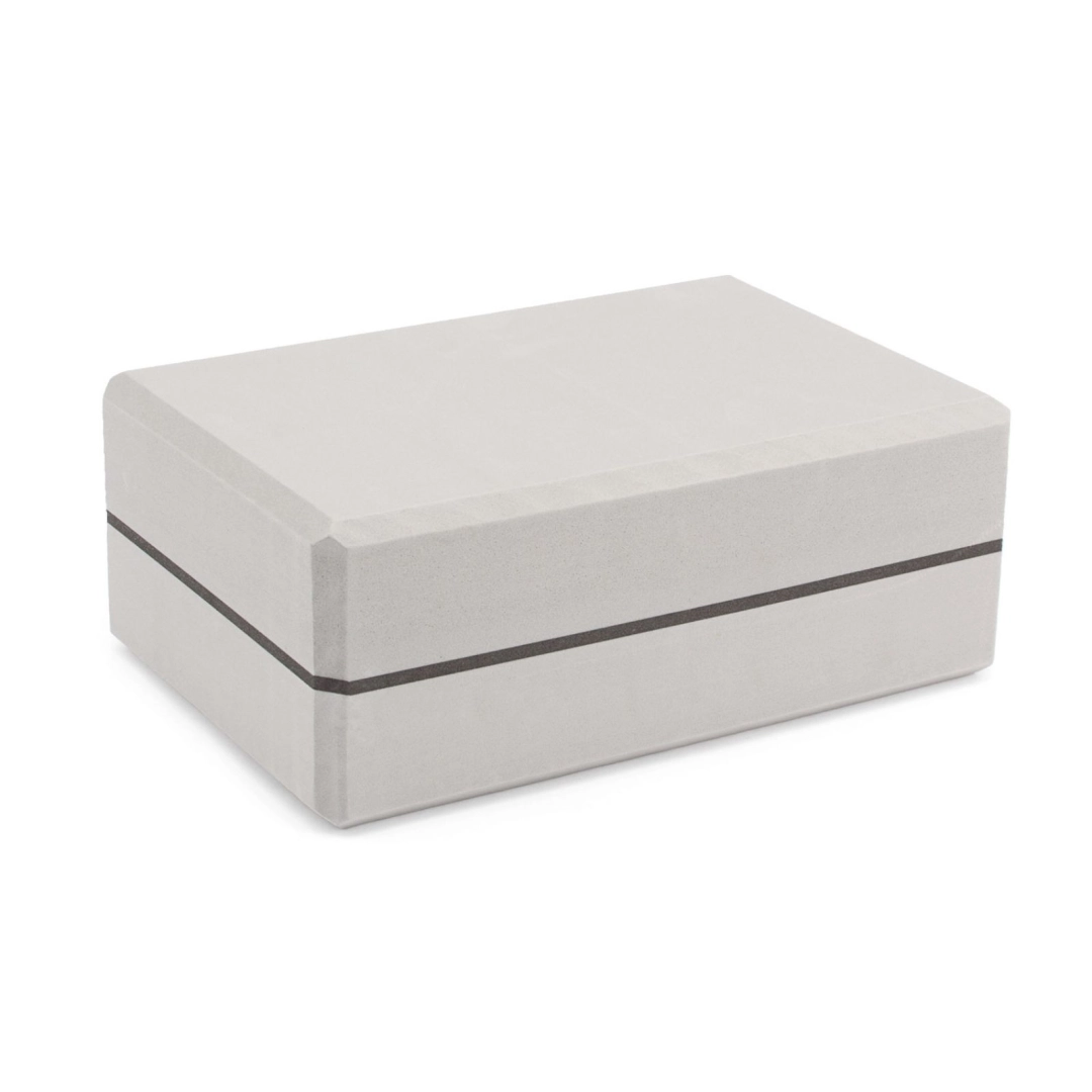 Yoga block Asana Brick XXL gray from Bodhi 22.8x15x9 cm