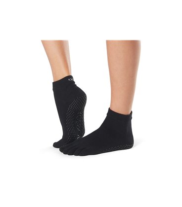 Носки ToeSox Grip Full Toe Ankle Black XS (33-35.5) (689076212847)