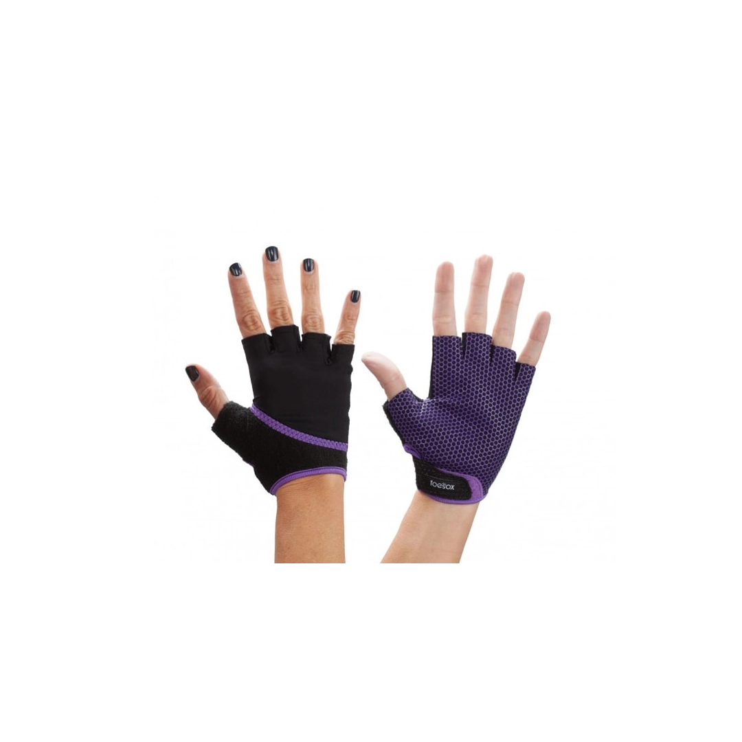 Перчатки для йоги ToeSox Grip фиолетовые размер S