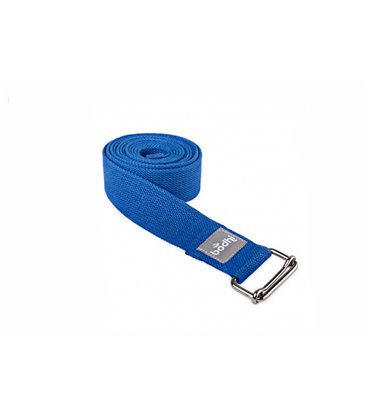 Ремень для йоги Asana Belt от Bodhi синий 250x3.8 см