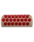 Массажный полувалик акупунктурный Lounge 24x11x6 см Красный