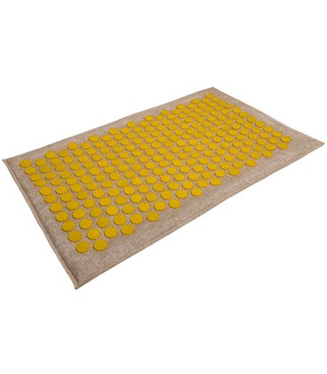 Массажный коврик (аппликатор Кузнецова) Lounge Medium 68*42 см Желтый
