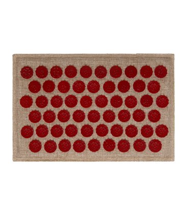 Массажный коврик (аппликатор Кузнецова) Lounge Mini 32*21 см Красный