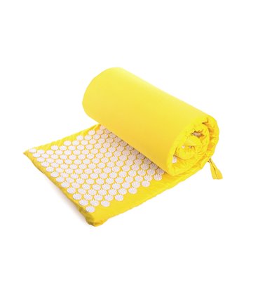 Массажный коврик (аппликатор Кузнецова) Релакс 165*40 см Желтый