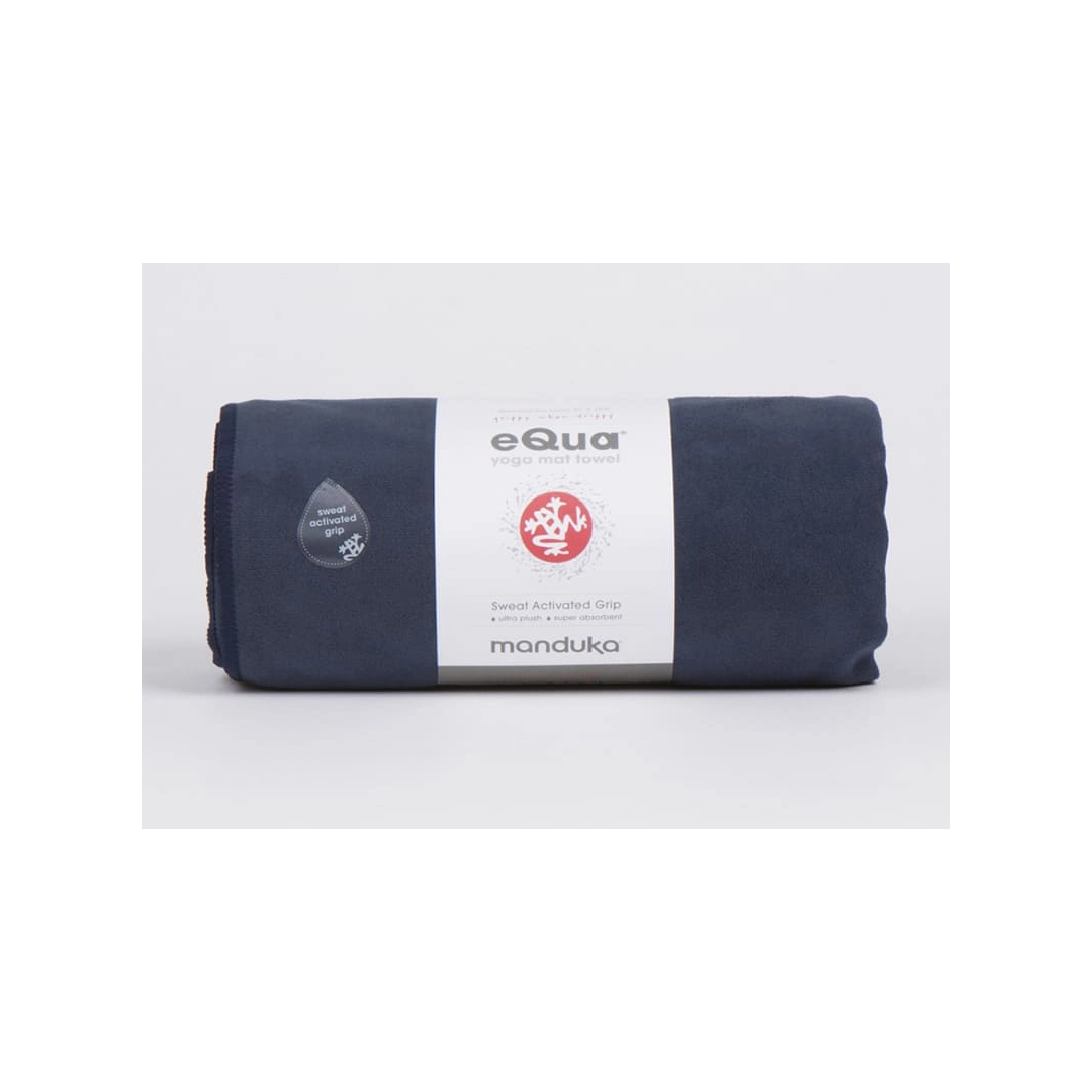 Полотенце для йоги eQua Mat Towel Midnight Manduka 218x67 см
