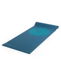 Коврик для йоги Bodhi Leela Mandala петроль — бирюзовая мандала 183x60x0.4 см
