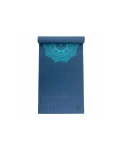 Коврик для йоги Bodhi Leela Mandala петроль — бирюзовая мандала 183x60x0.4 см