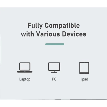 Кабель цифровий Vention Cabletime USB-C - RJ45 100Mbps Ethernet, 0.15m, Space Grey (CB53G)