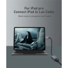Кабель цифровий Vention Cabletime USB-C - RJ45 100Mbps Ethernet, 0.15m, Space Grey (CB53G) Кабель цифровий Vention Cabletime USB-C - RJ45 100Mbps Ethernet, 0.15m, Space Grey (CB53G)