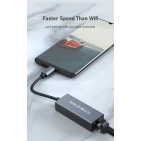 Кабель цифровий Vention Cabletime USB-C - RJ45 100Mbps Ethernet, 0.15m, Space Grey (CB53G) Кабель цифровий Vention Cabletime USB-C - RJ45 100Mbps Ethernet, 0.15m, Space Grey (CB53G)