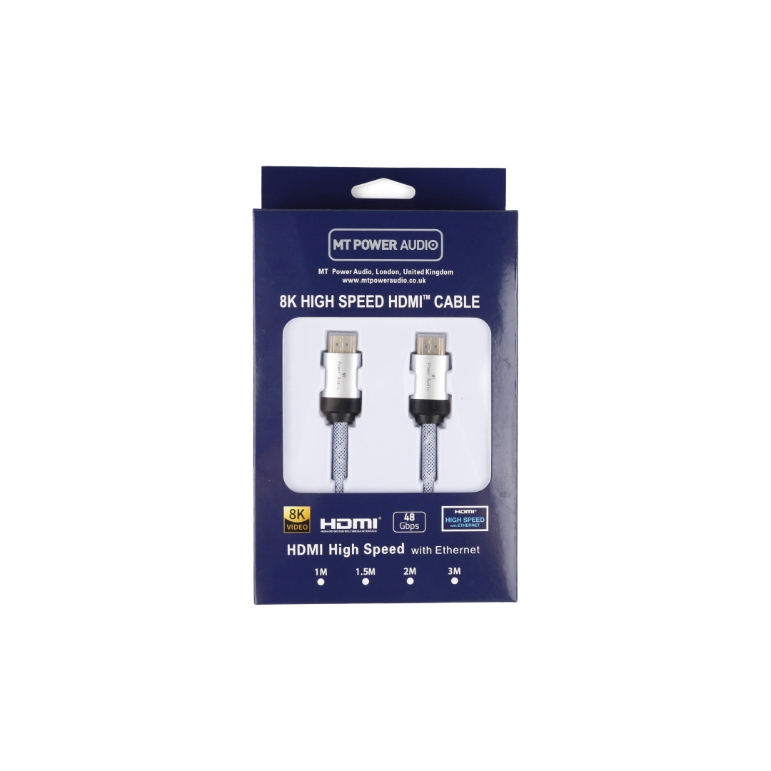Кабель HDMI MT-Power Silver Ultimate 8K 1м Кабель HDMI MT-Power Silver Ultimate 8K 1м