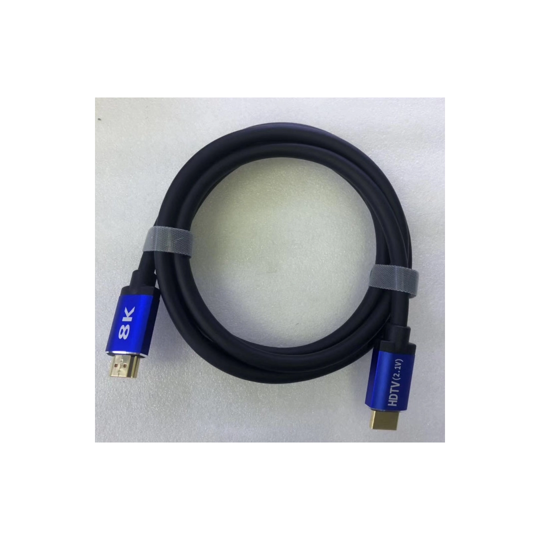 Кабель ATcom HDMI-HDMI VER2.1, Real 8K 48Gbps, 8K @ 60Hz / 4K @ 120Hz, 2 метри Кабель ATcom HDMI-HDMI VER2.1, Real 8K 48Gbps, 8K @ 60Hz / 4K @ 120Hz, 2 метри