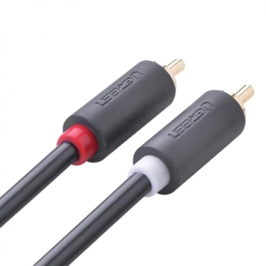 Кабель міжблочний Ugreen AV104 2RCA to 2RCA Audio Cable, 3 m Black 10519