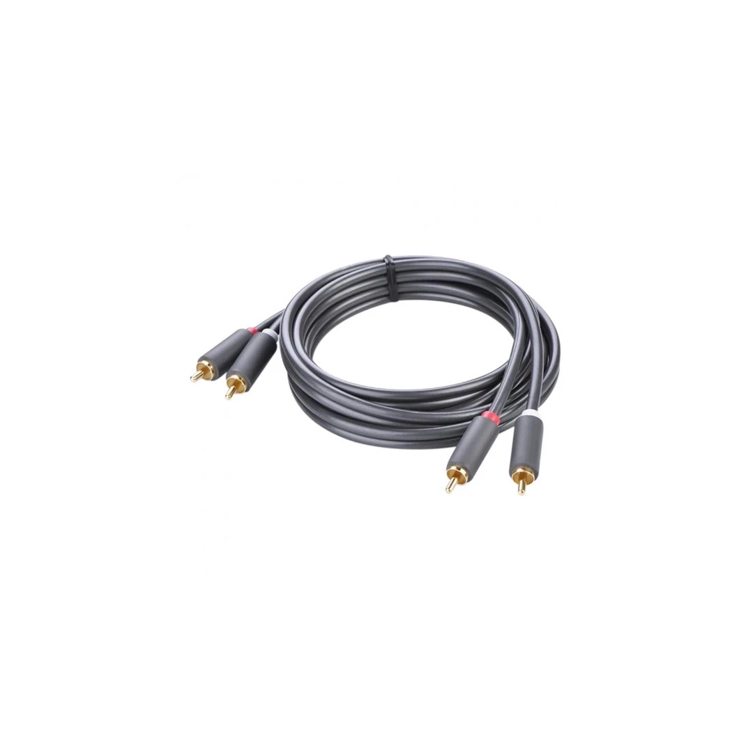 Кабель міжблочний Ugreen AV104 2RCA to 2RCA Audio Cable, 3 m Black 10519