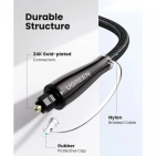 Цифровий кабель Ugreen AV108 Toslink-Toslink Optical Pro Audio Cable Braided, 1.5 m 70895 Цифровий кабель Ugreen AV108 Toslink-Toslink Optical Pro Audio Cable Braided, 1.5 m 70895