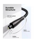 Цифровий кабель Ugreen AV108 Toslink-Toslink Optical Pro Audio Cable Braided, 1.5 m 70895