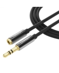 Удлинитель Ugreen AV118 3.5 mm Male to 3.5 mm Female, 1.5 m Black 10593