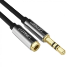 Подовжувач Ugreen AV118 3.5 mm Male to 3.5 mm Female, 1.5 m Black 10593 Подовжувач Ugreen AV118 3.5 mm Male to 3.5 mm Female, 1.5 m Black 10593