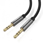 Аудіокабель Ugreen AV119 3.5 mm to 3.5 mm Audio Cable, 1 m Black 10733 Аудіокабель Ugreen AV119 3.5 mm to 3.5 mm Audio Cable, 1 m Black 10733