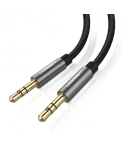 Аудіокабель Ugreen AV119 3.5 mm to 3.5 mm Audio Cable, 1 m Black 10733