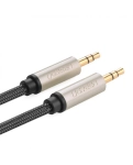 Аудіокабель Ugreen AV125 3.5 mm to 3.5 mm Audio Cable Braided, 1 m Gray 10602