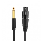 Аудіокабель Ugreen AV131 Jack 6.3 mm to XLR Female AV Cable, 3 m Black 20720 Аудіокабель Ugreen AV131 Jack 6.3 mm to XLR Female AV Cable, 3 m Black 20720
