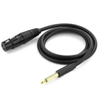 Аудіокабель Ugreen AV131 Jack 6.3 mm to XLR Female AV Cable, 3 m Black 20720 Аудіокабель Ugreen AV131 Jack 6.3 mm to XLR Female AV Cable, 3 m Black 20720