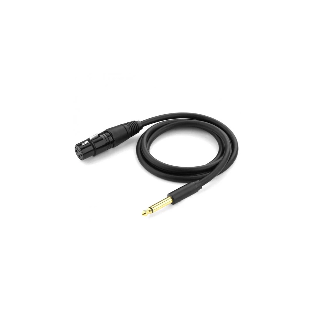 Аудіокабель Ugreen AV131 Jack 6.3 mm to XLR Female AV Cable, 3 m Black 20720 Аудіокабель Ugreen AV131 Jack 6.3 mm to XLR Female AV Cable, 3 m Black 20720