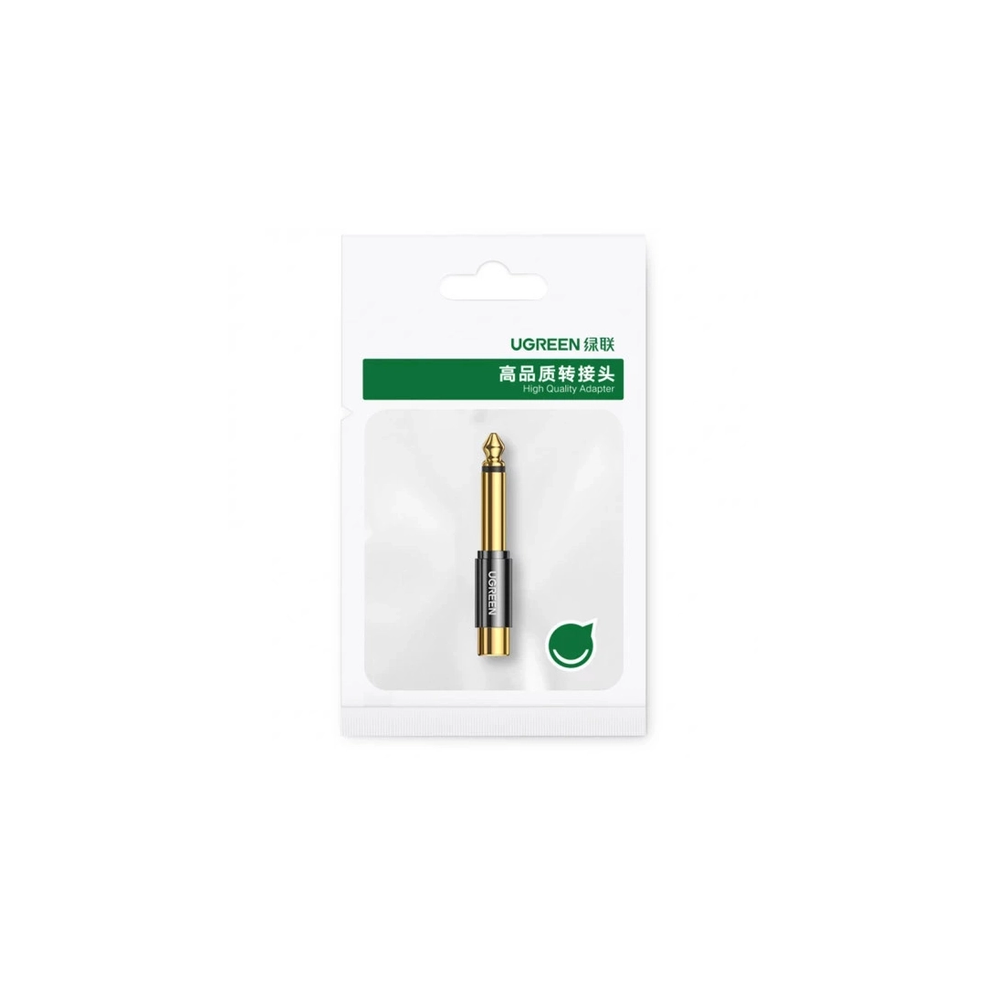 Адаптер Ugreen AV169 6.3mm Male to RCA Female Adapter 80731