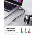 ЦАП та підсилювач Ugreen CM477 USB to 3.5mm Audio Adapter Gray 30757 ЦАП та підсилювач Ugreen CM477 USB to 3.5mm Audio Adapter Gray 30757