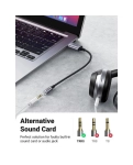 ЦАП и усилитель Ugreen CM477 USB to 3.5mm Audio Adapter Gray 30757
