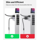 ЦАП та підсилювач Ugreen CM477 USB to 3.5mm Audio Adapter Gray 30757 ЦАП та підсилювач Ugreen CM477 USB to 3.5mm Audio Adapter Gray 30757