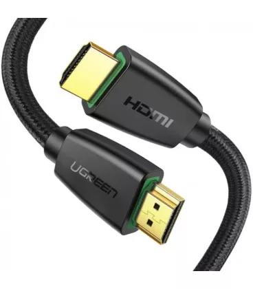 Кабель HDMI Ugreen HD118 HDMI to HDMI, 2 m, v2.0 UltraHD 4K-3D Braided Black 40410